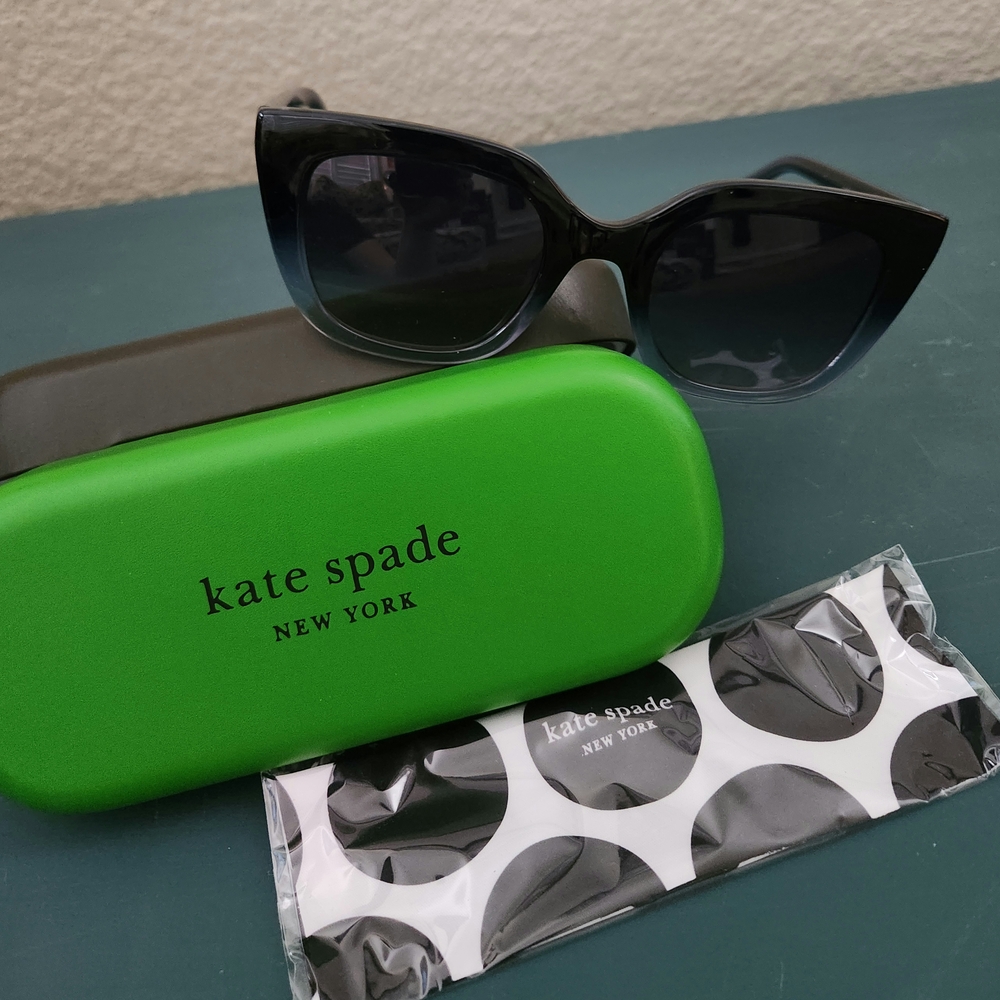Kate Spade Black to Grey Gradient Sunglasses